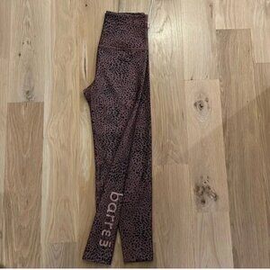 Beyond Yoga Barre3 High Waisted Cheetah Midi Leggings